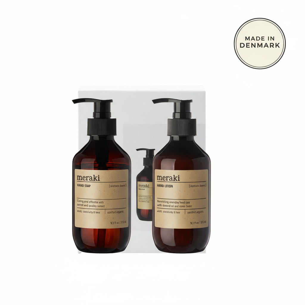 Gift Box Northern Dawn Hand Soap + Hand Lotion with Made in Denmark badge