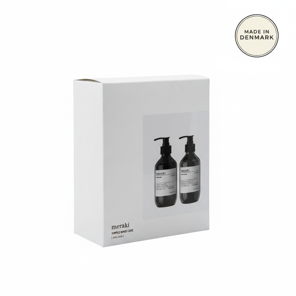 Silky Mist gift box with Made in Denmark badge